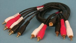 Audio cable - 5.1ch 6 RCA plugs to 6 RCA plugs 1m