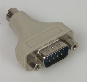 DB9 plug to PS/2 plug Adapter
