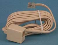 Telephone extension cord