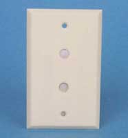 2 Holes Blank Wall Plate