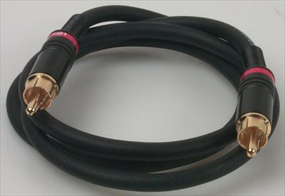 Microphone Patch Cable RCA plug to RCA plug 3 ft.