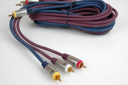 Audio / Video Cable 3 RCA plugs to 3 RCA plugs 3 M