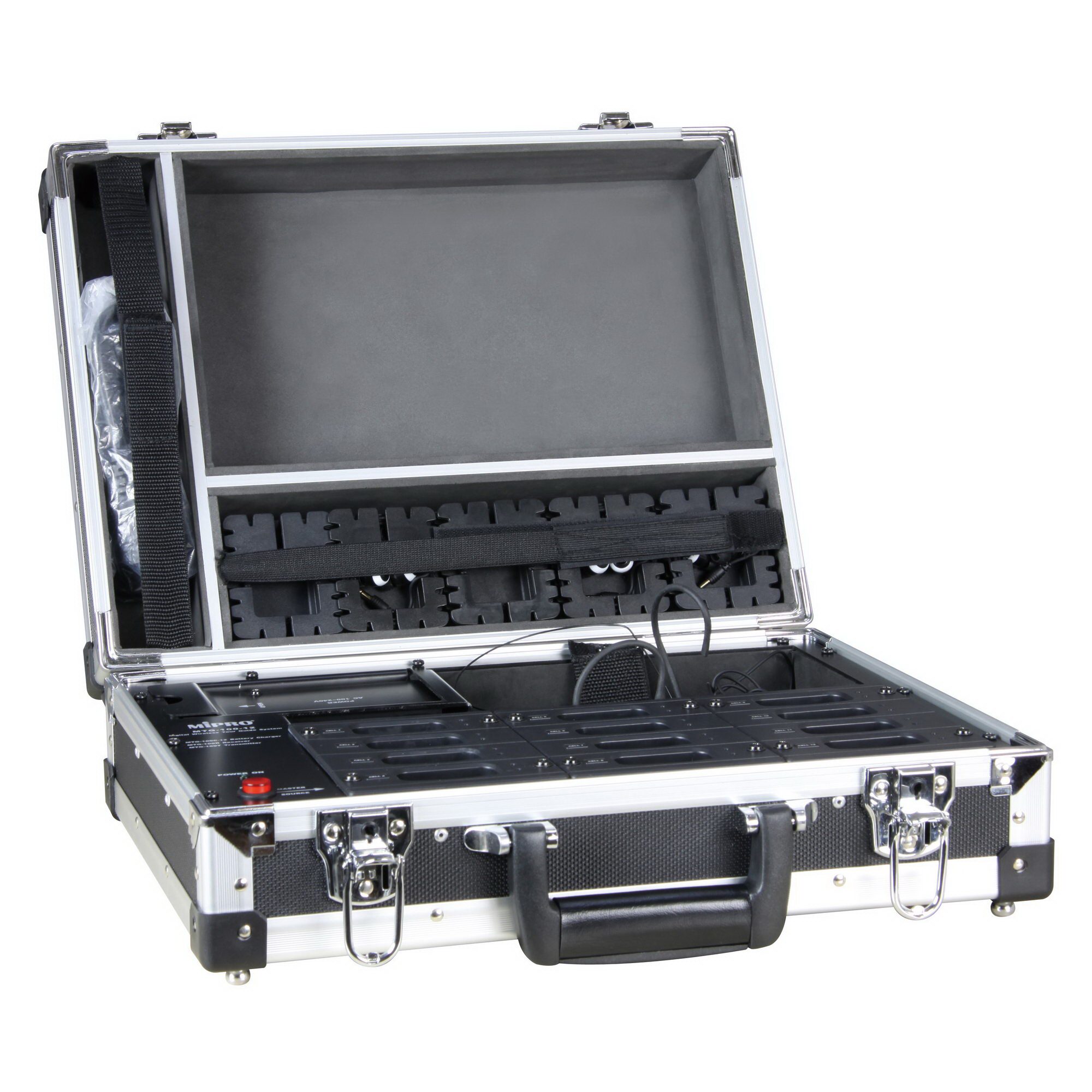 12Slot Storage and Charger Carry Case Techni+Contact